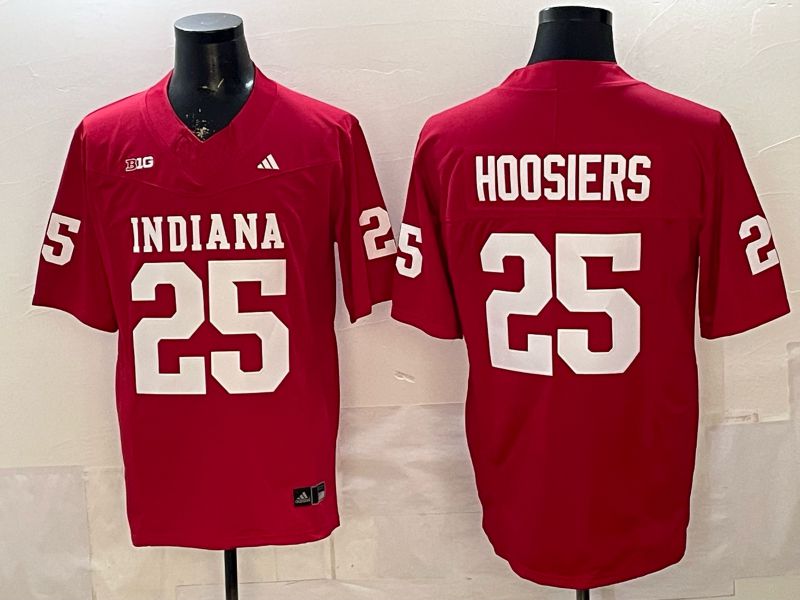 Men Ohio State Buckeyes #25 Hoosiers Red 3th generations Nike Limited NCAA Jersey 05->ncaa teams->NCAA Jersey